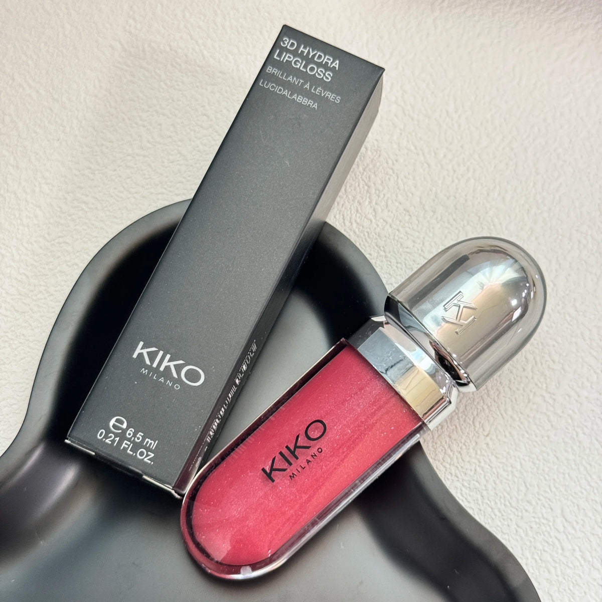 Kiko Double Headed Lipstick Transparent Mirror Non Fading Non Stick Cup Lip Gloss Milk Tea Bean Paste Naked Nature Lip Makeup