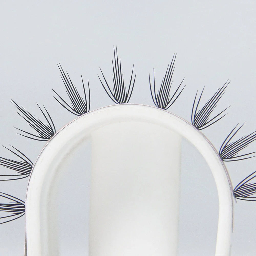 GLAMLASH Comic Spire Eyelash Extension Natural Comango Manga False Eyelashes Premade Fans Feather Anime Lashes Makeup Tools