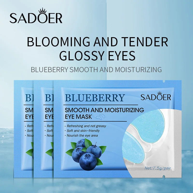 10 Pairs SADOER Crystal Collagen Eye Mask Anti Wrinkle Dark Circles Removal Eyes Bags Moisturizing Eye Patches Skin Care