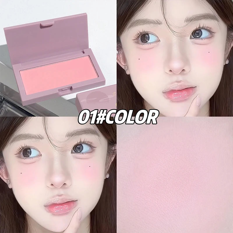 CACE Monochrome Blush Cream Palette Lasting High Pigment Face Blusher Powder Cheek Tint Rouge Natural Makeup Contouring Shadow