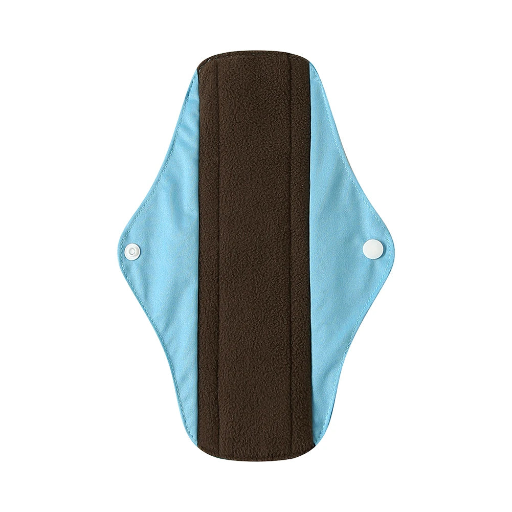 Ohbabyka Panty Liner Cloth Menstrual Pad Mama Sanitary Reusable Soft Washable Charcoal Period Napkins
