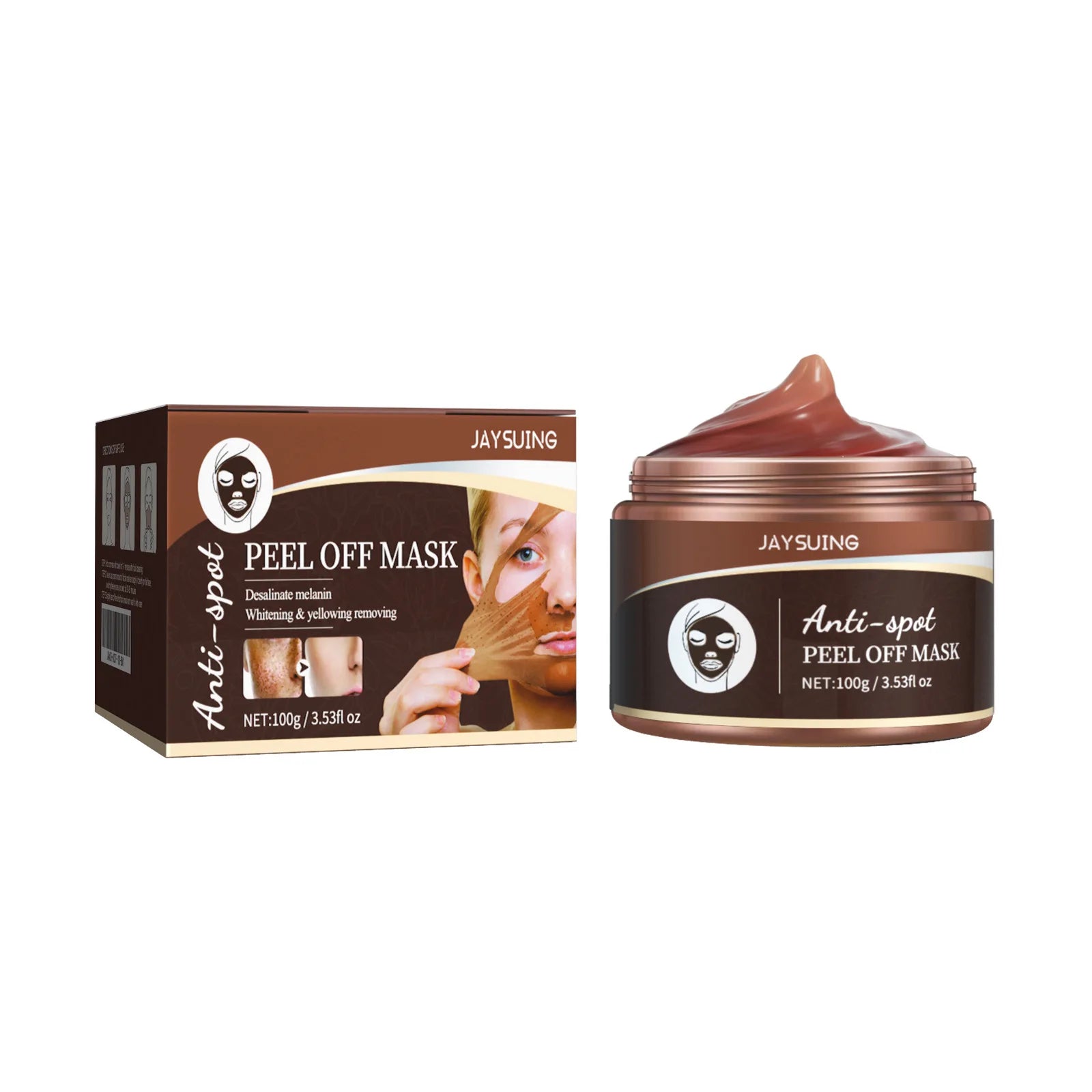 Spots Peel off Facial Mask Freckle Pigmentation Removal Cream Chloasma Care Dark Spot Correction Glow Whiten Peeling Mask Strong