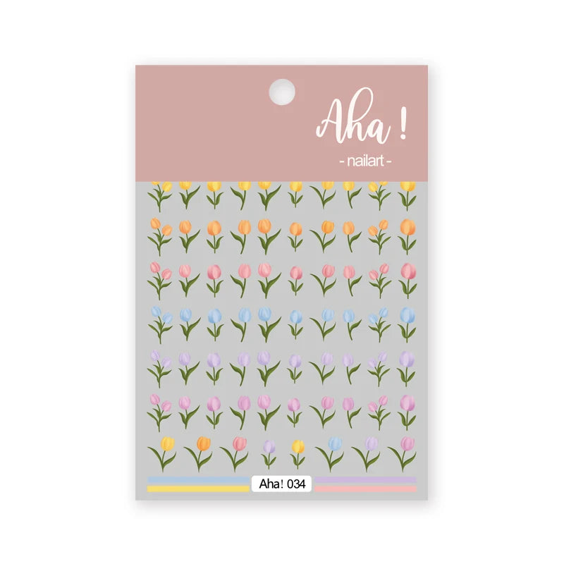 1pc Cute White Cloud Nail Stickers Ultra Thin Nail Art Stickers Self Adhesive Decals Star Moon/Flower/Clouds Kawaii Nail Decals