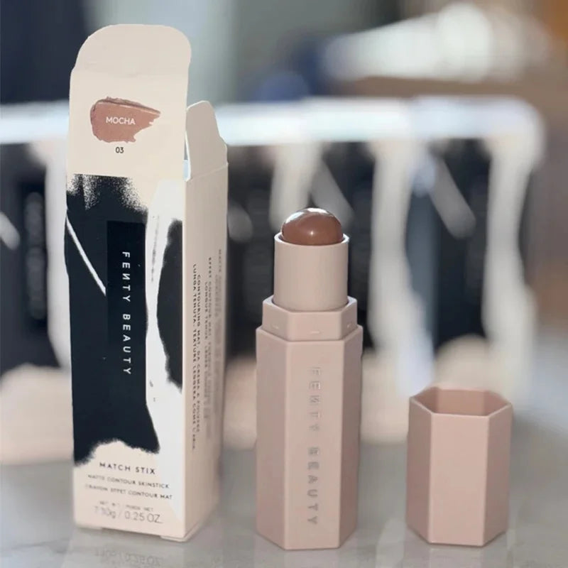 Fenty Beauty Powder Highlighter Contour Palette Long-lasting Shimmer Easy to Blend for All Skin Tones Natural Face Cosmetics