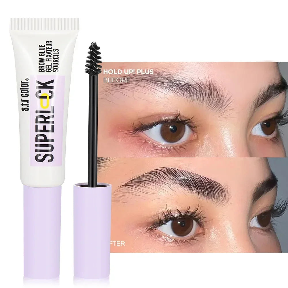 Waterproof Transparent Wild Eyebrow Styling Gel Molding Wax Soap Natural Colorless Brow Shape Fixing Liquid Brows Setting Makeup