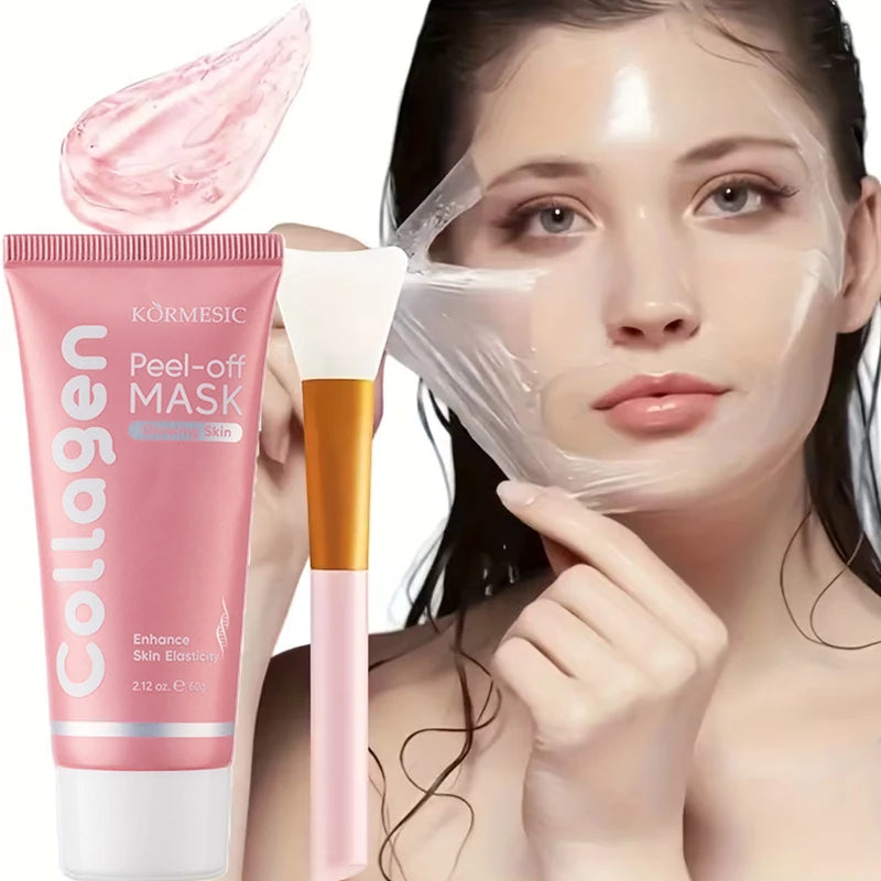 60g Deep Collagen Mask Peel Off Mask Face Anti Wrinkle Lifting Skin Care Masks Bio Pack Night Wrapping Woman Overnight Skin