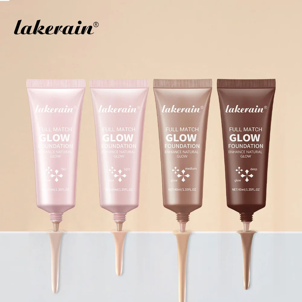 Glow Liquid Foundation Facial Bare Makeup Ultra Light Liquid Foundation Concealer Long Lasting Makeup And ContOuring Highlighter