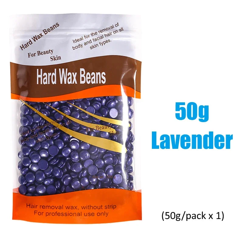 Hair Removal Wax Beads 500g/200g/50g For Wax Heater Painless Depilatory Waxing Body Hair Removal Beans Grooming Tool Unisex