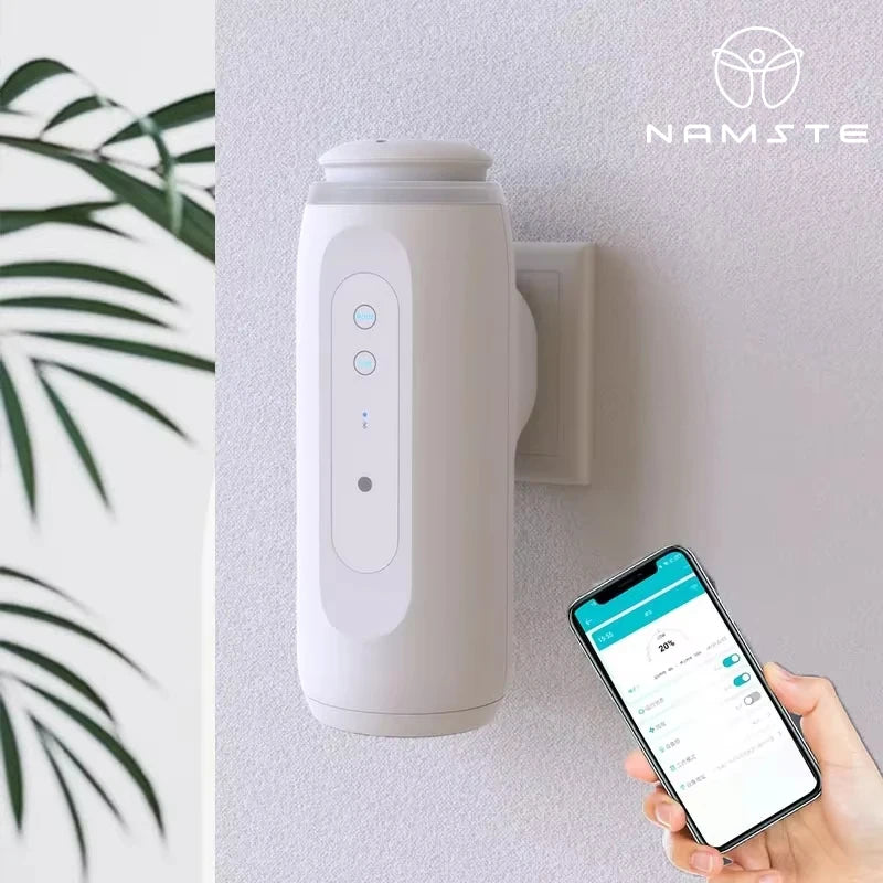 NAMSTE 300m³ Wall Plug Aroma Diffuser Machine Smart Essential Oil Diffuser for Home Essential Oil Air Freshener Home Appliance