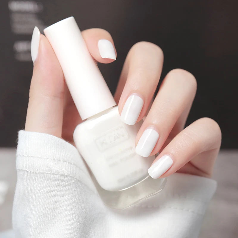 10ml Peel Off Water-Based Nail Polish Fast Drying Long-Lasting Healthy Brightening Effect Long Lasting Nails No Need Lamp Cure