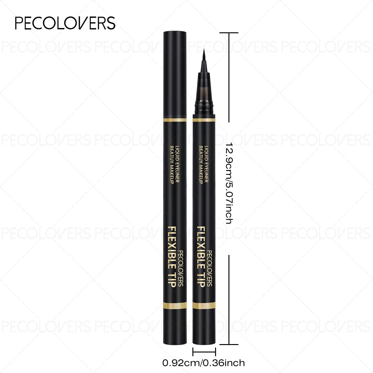 10PCS High-Pigment Black Liquid Eyeliner Kit,Precision Slim Tip Liquid Eye Liner,Fast Drying Transfer-Resistant Formula,No Skipping No Bleeding,Durable All-Day Wear,Suitable for Beginners & Professional Makeup