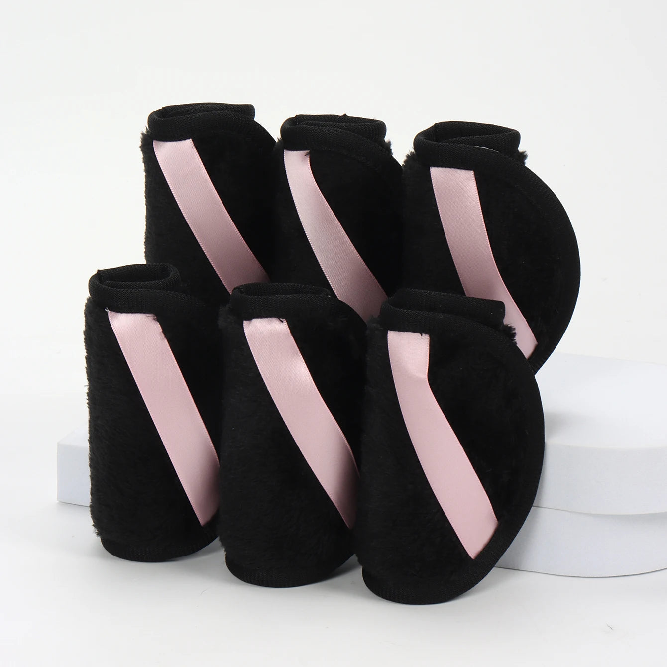 1020 Long Bandage Cleaning Wipes 6Pcs, Machine Washable, Reusable Makeup Remover Tools, Suitable for All Skin Types
