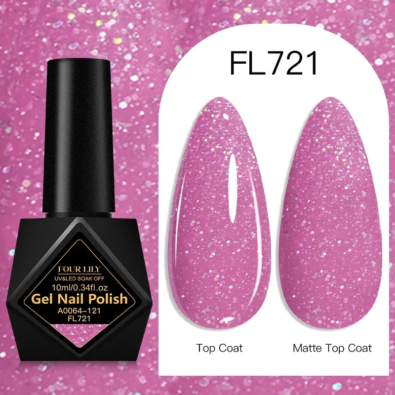 10ml Gel Nail Polish 162 Colors Nail Supplies Vernis Semi Permanent Nail Art Manicure Soak Off LED UV Gel Nail Varnishes Summer