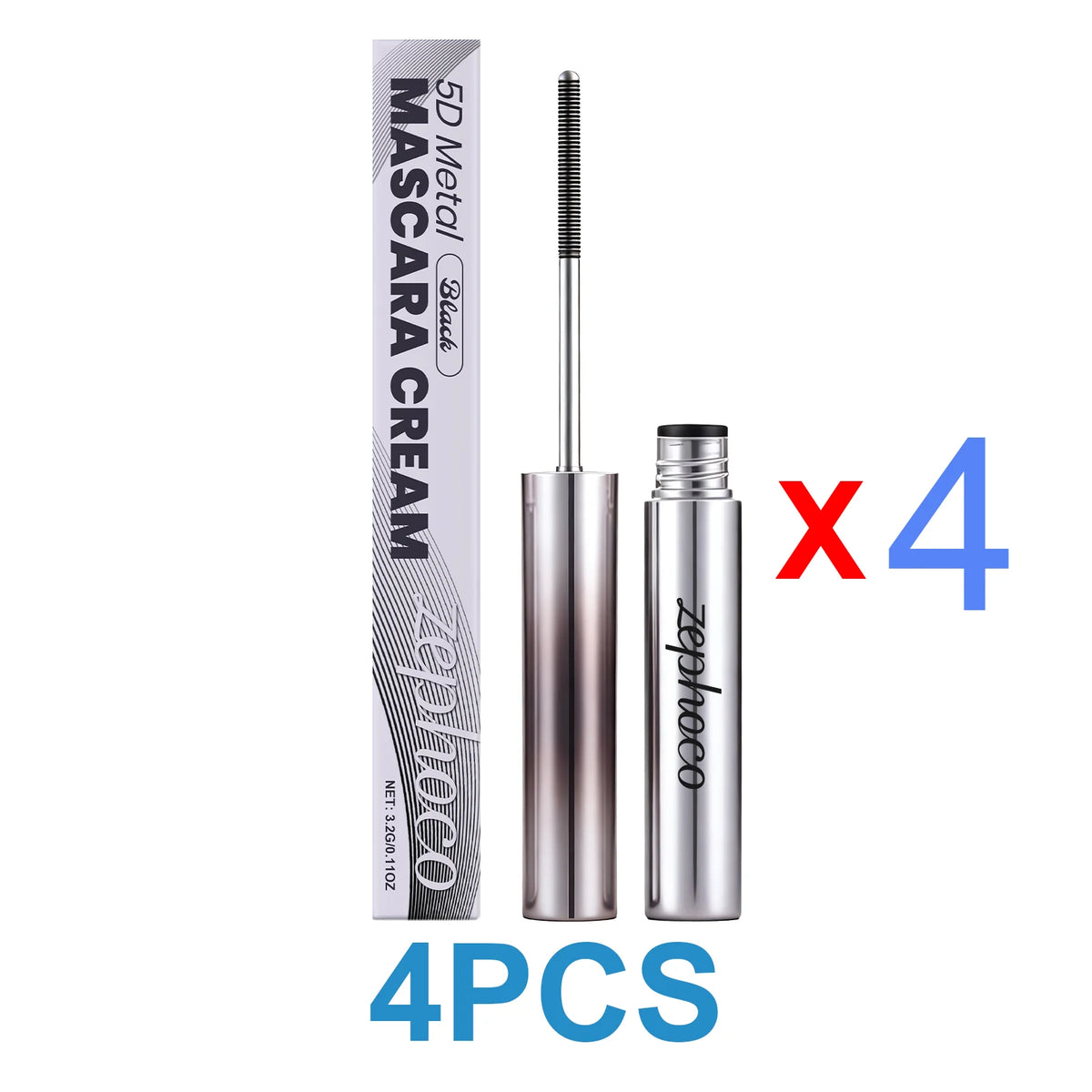 Black Mascara Volumizing Long Lasting Smudge Proof Waterproof Mascara Natural Curl Eyelash Lengthening Intense Black Eye Lash Makeup Daily Beauty Tool Cosmetic For All Day Wear