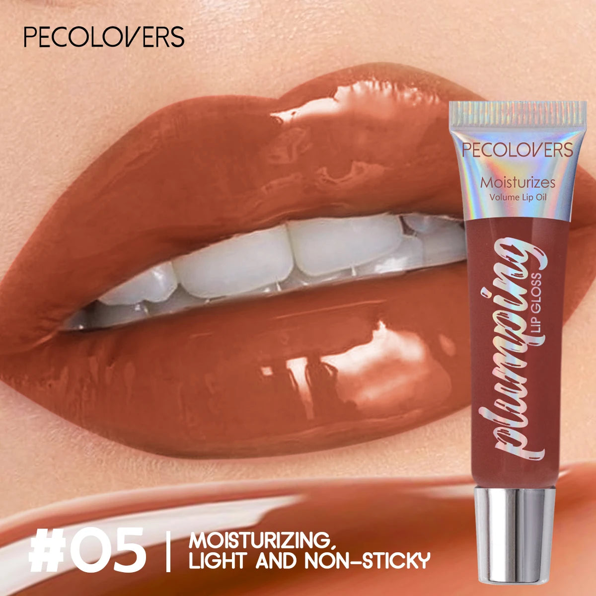 Waterproof, Long-Lasting LUSTrous Lip Gloss - , Nourishing , Suitable for All Skin Types, Sleek Tube Packaging, Creamy Texture