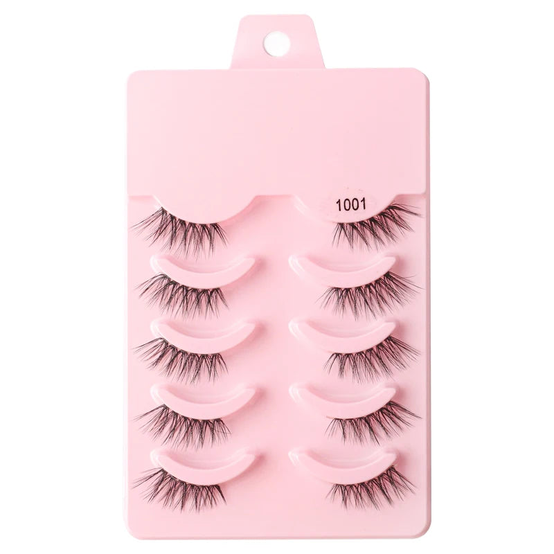 3/5 Pairs Fluffy Mink Eyelashes Thick 3d Lashes False Eyelashes Dramatic Wispy Flared Eyelash Makeup Eyelash Extension G600