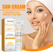 Facial Cream Sunscreen SPF 90 Brighten Sun Cream For Face Body Oil Control Moisturizer Daily Sunblock Skin UV Protective Lotion
