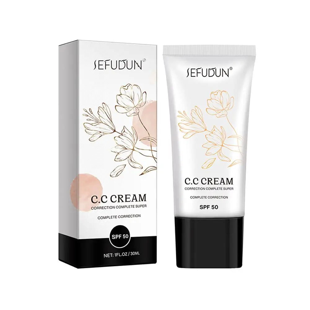 With Spf 50 Korean Color Changing CC Cream Full Coverage Color Changing Full Coverage Cream Even Skin Tone Self Adjusting