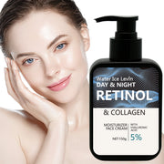 Advanced Retinol Facial Cream: Contains Collagen’S Day/Night Moisturizing Cream Hydrating, Firming. Light, Non-Greasy. For Face and Neck. Suitable for Both Men and Women Ideal Holiday Gifts