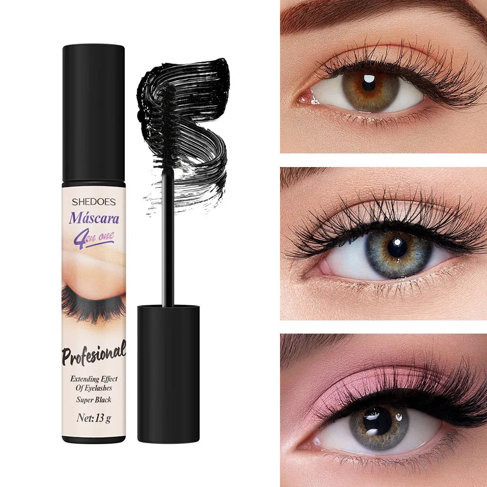 5D Waterproof Mascara Eyelashes Lengthening Long Lasting Silky Lash Black Eyelashes Extension Make Up Beauty Eye Korean Cosmetic