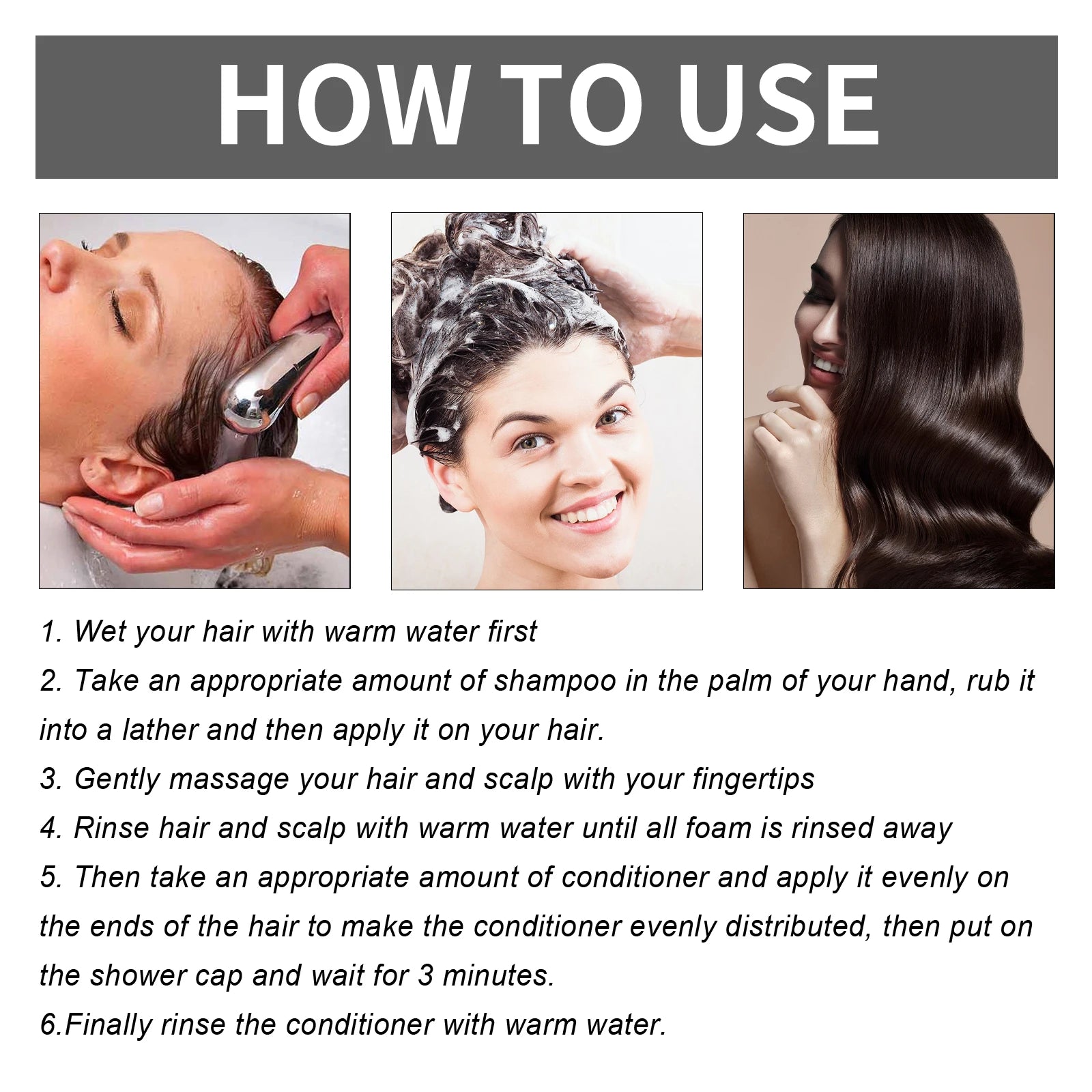 Biotin Rosemary Shampoo Care Set Shampoo Conditioner For All Hair Types Hair Shampoo Paraben Free Healthy Hair Care Gift