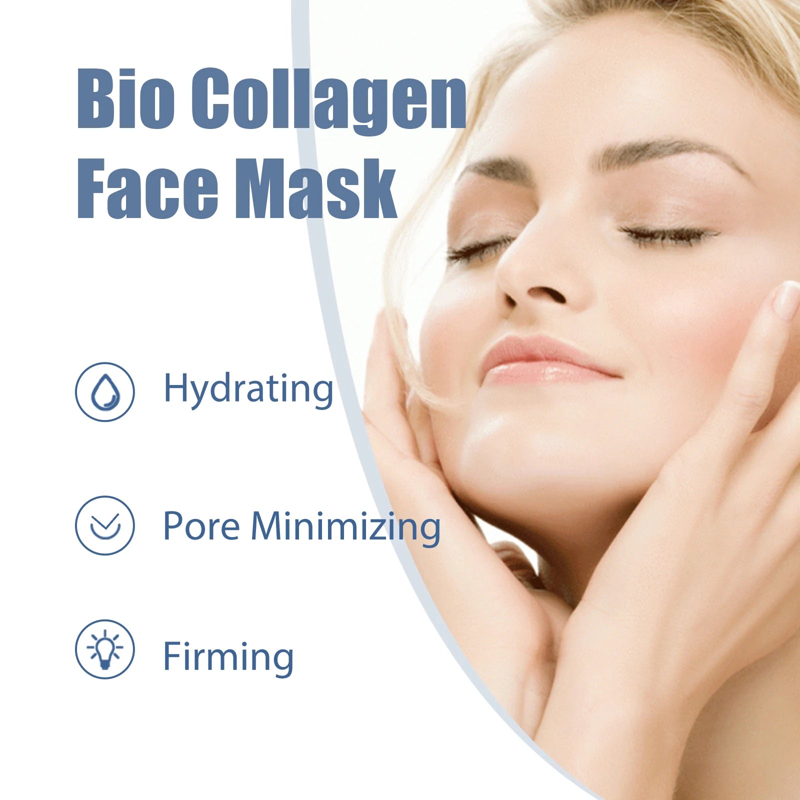 1/3/5/10Pcs Collagen Mask Korean Overnight Hydrating Face Mask Hyaluronic Acid  Shrink Pores Hydration Deep Elasticity Skin Care