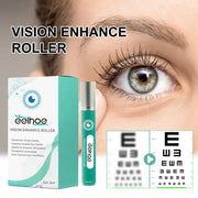 Korean Visual Enhancement Eye Serum Roller Relieve Eye Aningeresting Dark Circles Bags Eye Contour Moisturizing Cosmetics 8ML