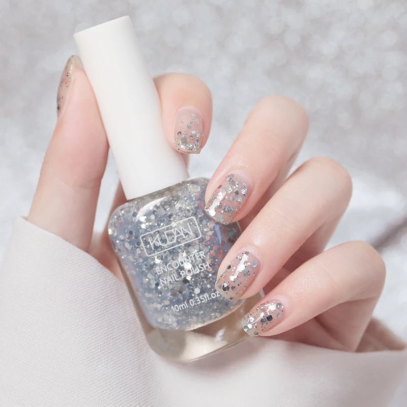 10ml Peel Off Water-Based Nail Polish Fast Drying Long-Lasting Healthy Brightening Effect Long Lasting Nails No Need Lamp Cure