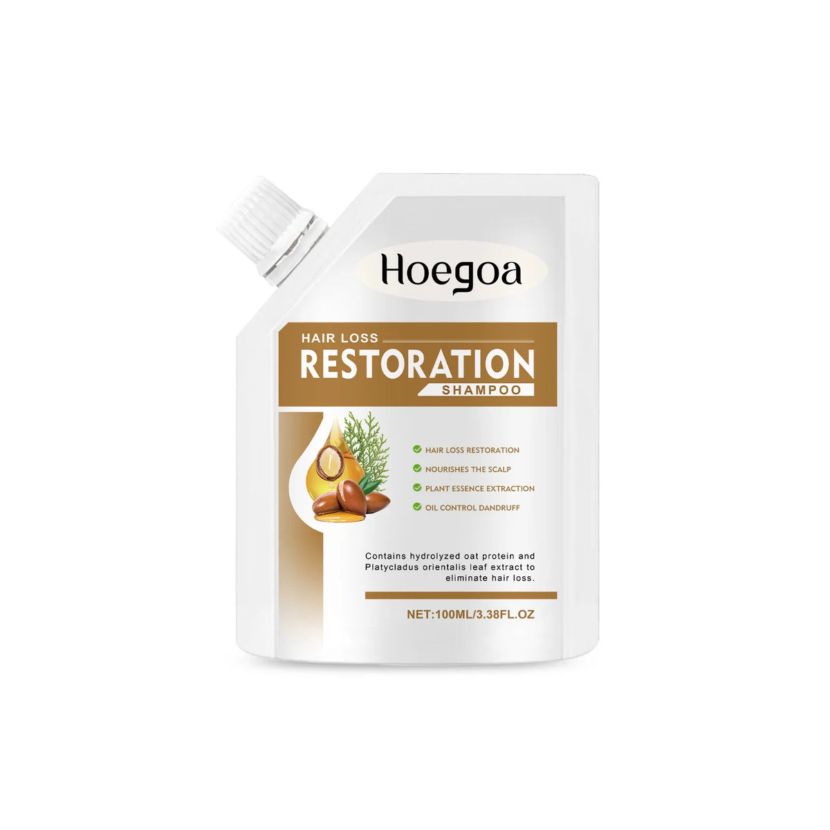 Anti Hair Loss Shampoo for Hair Growth Nourishing Follicles Scalp Itching Relief Dry Frizz Split Ends Damage Hair Repair Shampoo
