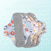 Graphene Cotton Antibacterial Pad, Pure Cotton Washable Sanitary Napkin, Leak Proof and Urine Proof Underwear Pad, Reusable