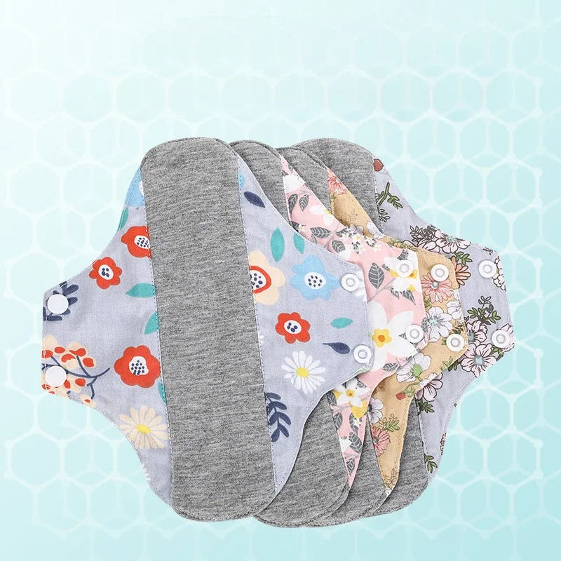Graphene Cotton Antibacterial Pad, Pure Cotton Washable Sanitary Napkin, Leak Proof and Urine Proof Underwear Pad, Reusable