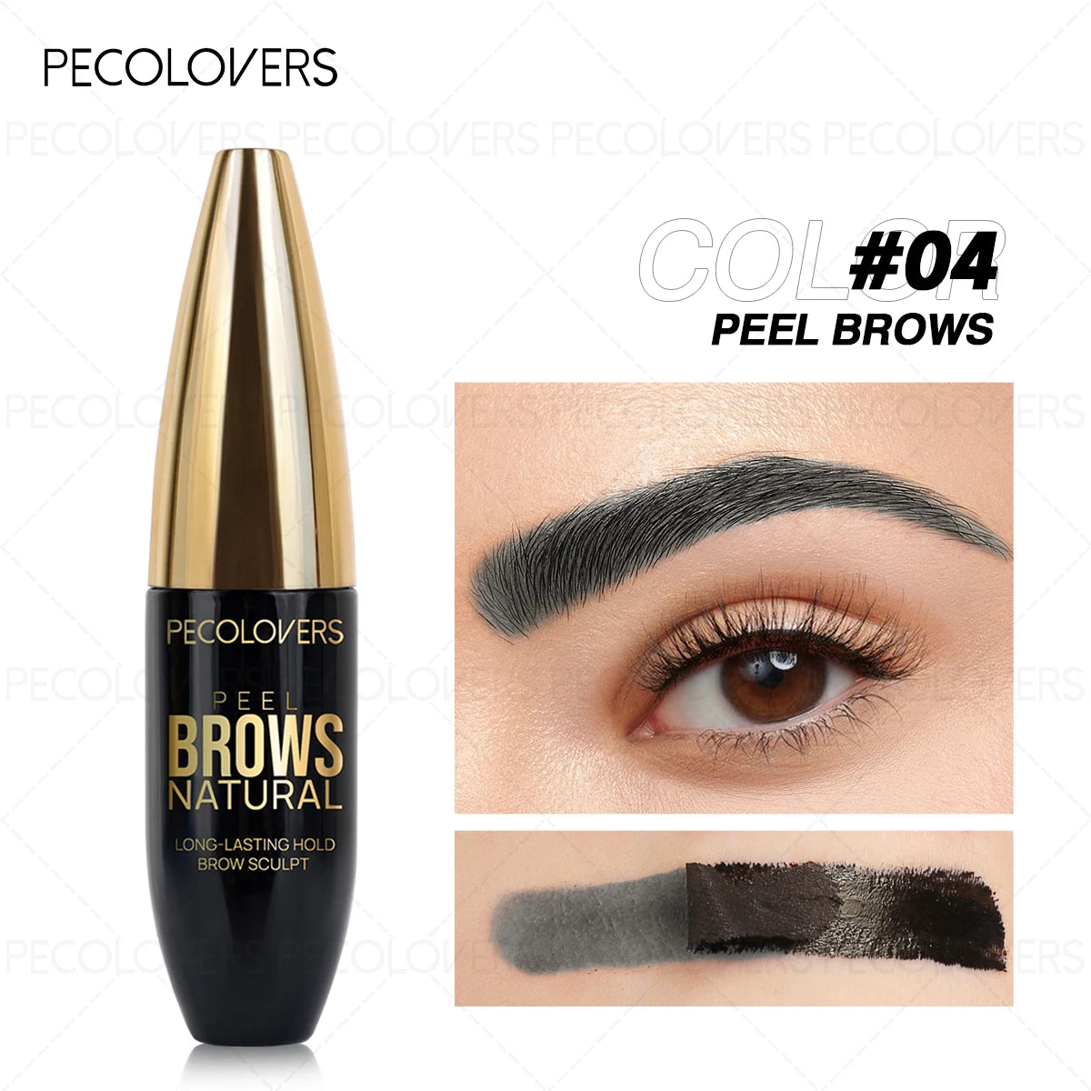 1PC Multi-color Tear-off Eyebrow Gel, Fills The Gaps in The Eyebrows, Long-lasting, Multi-color Options, Eyebrow Cosmetics