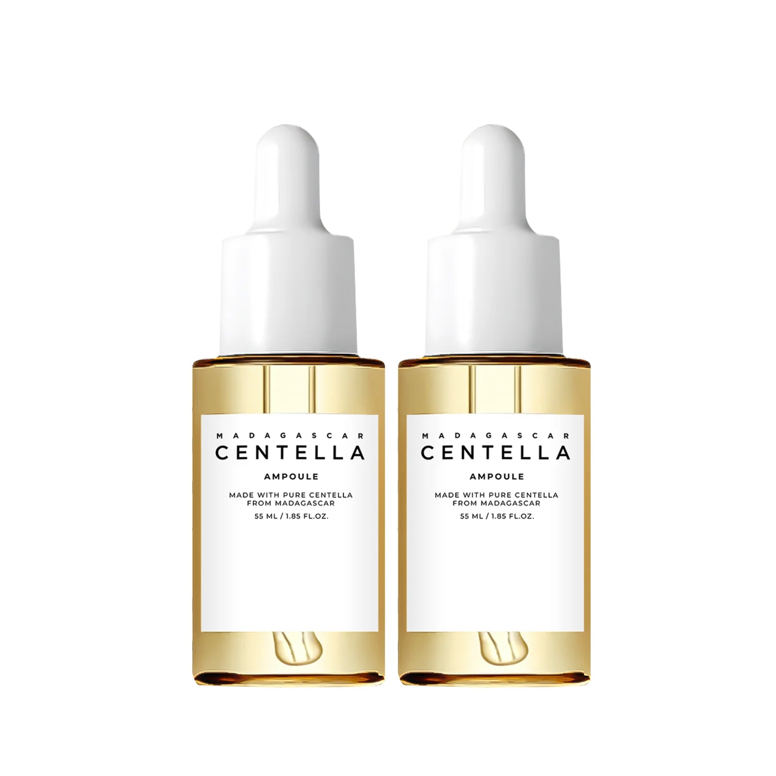 Madagascar Skin Tone Perfector Brightening Ampoule 55ml - Centella & Niacinamide Serum Hydrates, Soothes & Enhances Radiance.