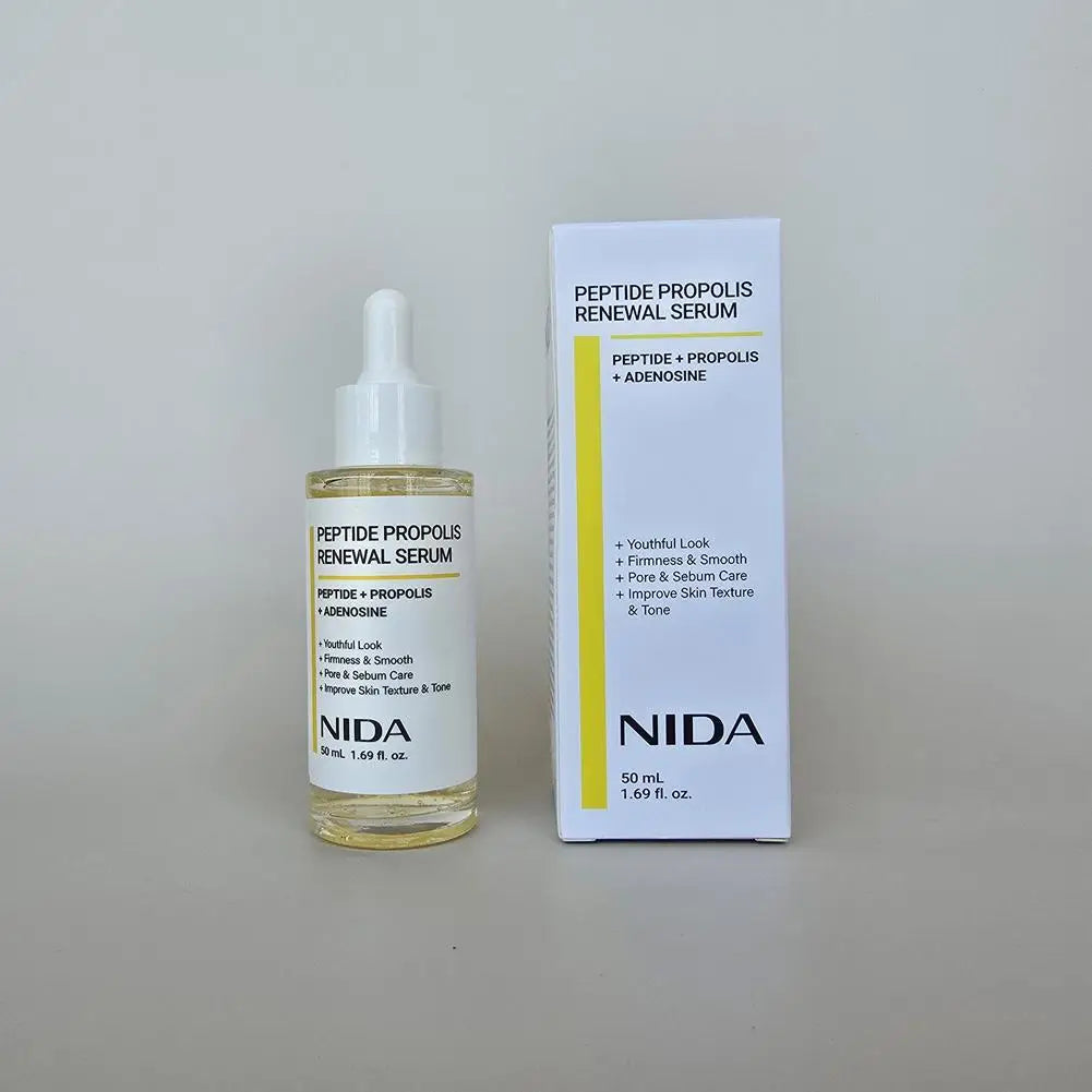 Peptide Propolis Skin Renewal Essence Eye Cream Set - Facial Hydrating Serum Anti Wrinkle Eye Treatment Gentle Moisturizing Skin