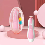 Nail Clipper Toddler Toenail Care Set  Electric Baby Nail File Nail Scissors Blue Pink Boys Girls Safe Not To Hurt Baby Hands