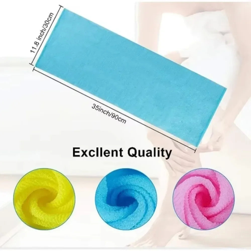 NEW Beauty Skin Exfoliating Washcloth Japanese Body Wash Towel Nylon Bath Towel Skin Polishing Towel Body Back Scrubber wash rag