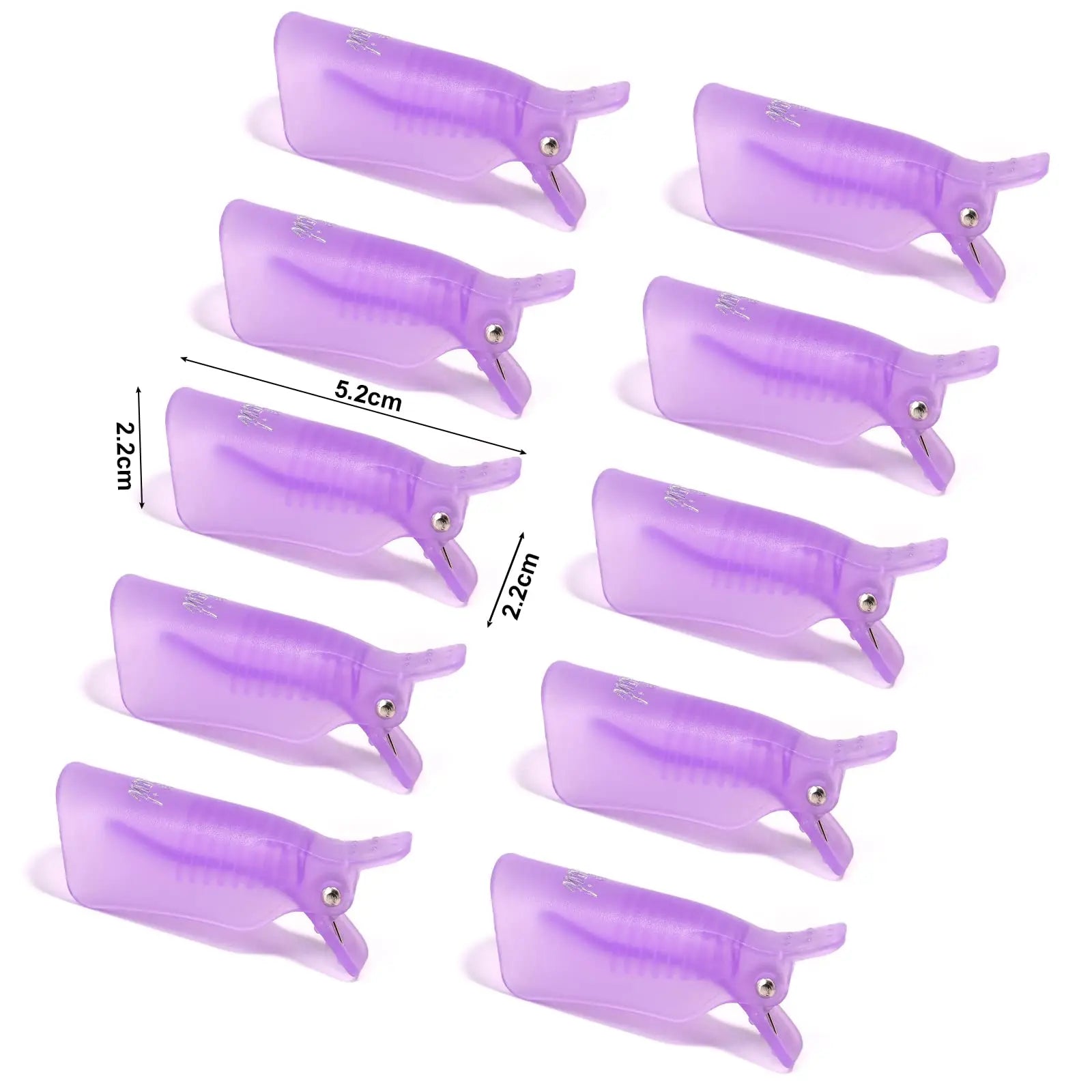LULAA 10Pcs/16Pcs Plastic Acrylic Nail Art Soak Off Cap Clip UV Gel Polish Remover Wrap Tool Gel Nail Polish Remover Clips