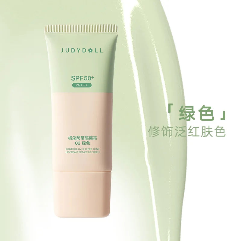 Judydoll Sunscreen Isolator Makeup Primer Purple Brightening Moisturizing Purple Bandage Sunscreen