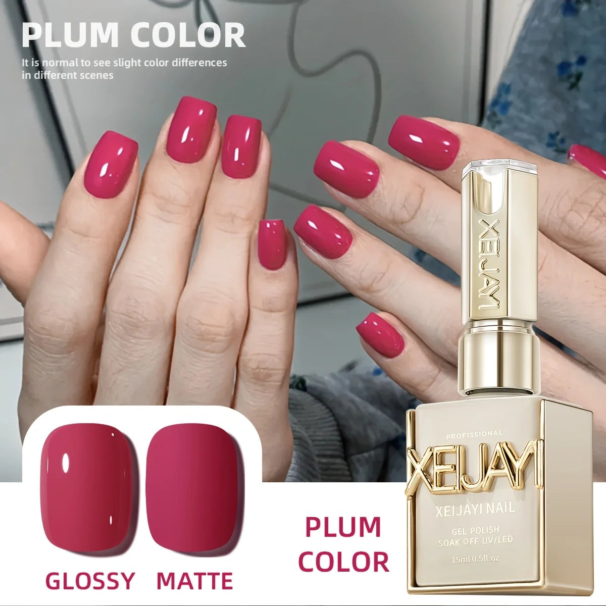 1pc 15ml Pale Yellow Gel Nail Polish Starter Pure Soak Off No Wipe Nail Gel Polish Suitable For All Seasons