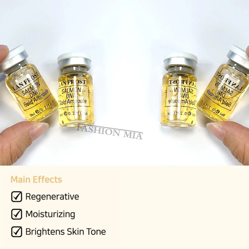 Korea 8ml Salmon DNA Beginner Skin Booster Serum Kit Facial Whitening Moisturizing Men Women Skin Care