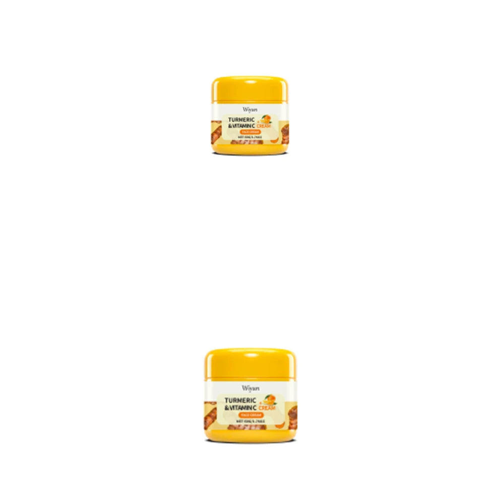 Turmeric Brightening Cream Fade Dark Spots Remove Pigmentation Smooth Fine Lines Lightening Lifting Moisturizing VC Facial Cream