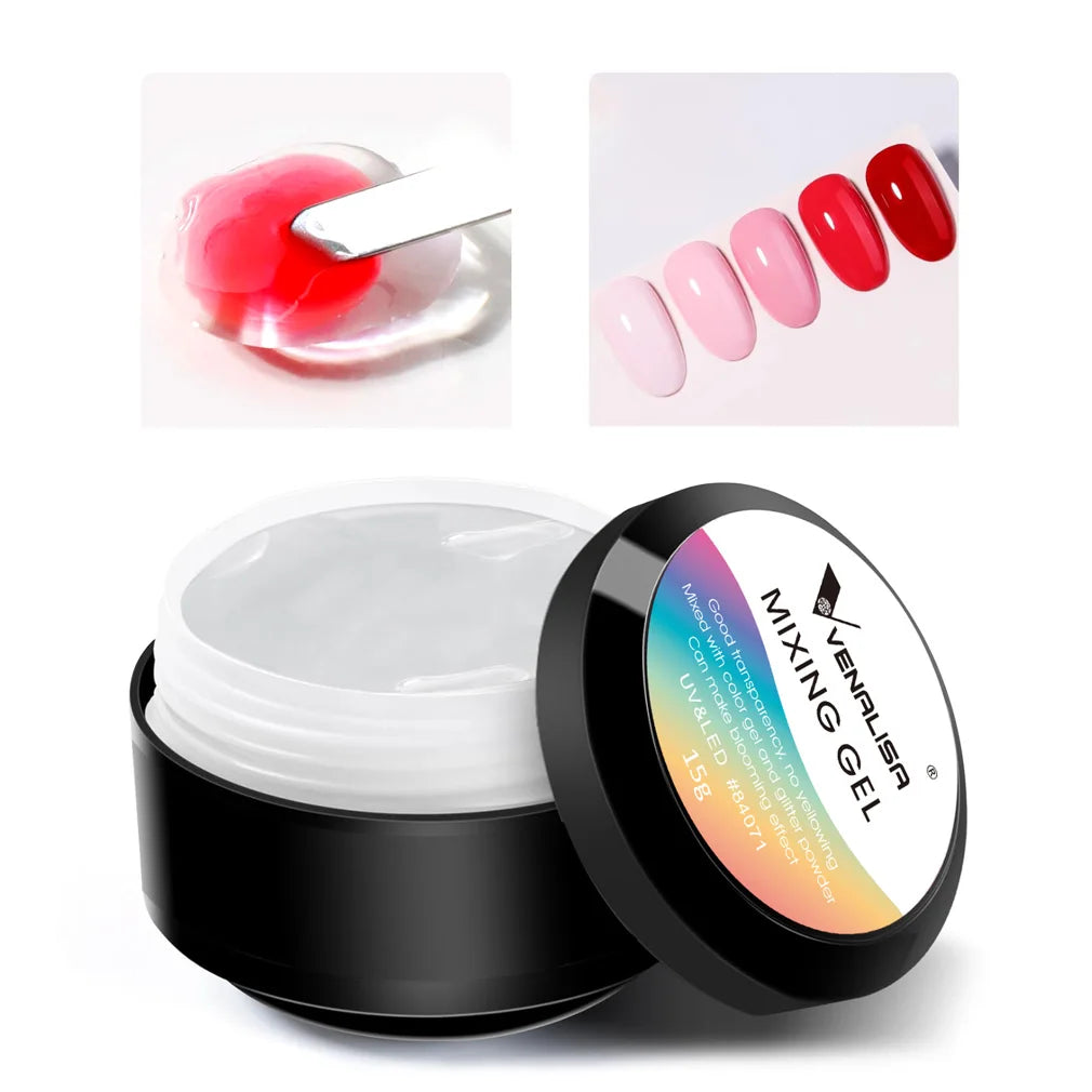 VENALISA 5ml UV Metallic Silver Gel Mirror Gold High Quality Nail Art Painting Gel CANNI Factory Air Cushion Magic Powder Pen
