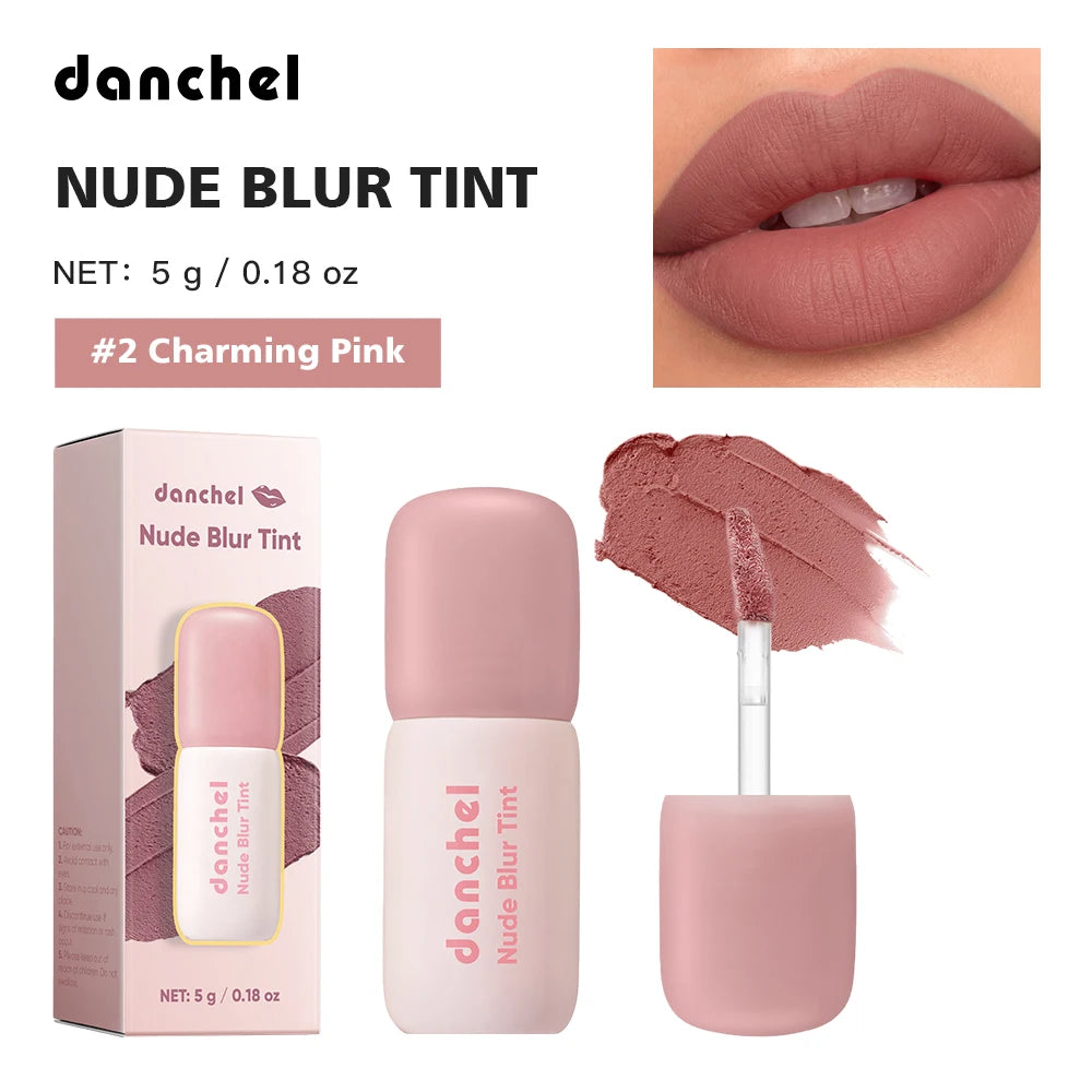 Nude Blur Tint Smudge-proof Visibly Smooths Lip Lines Airy Matte Texture Lip Gloss Wide Range of Shades 2-in 1 Lip & Cheek Tint