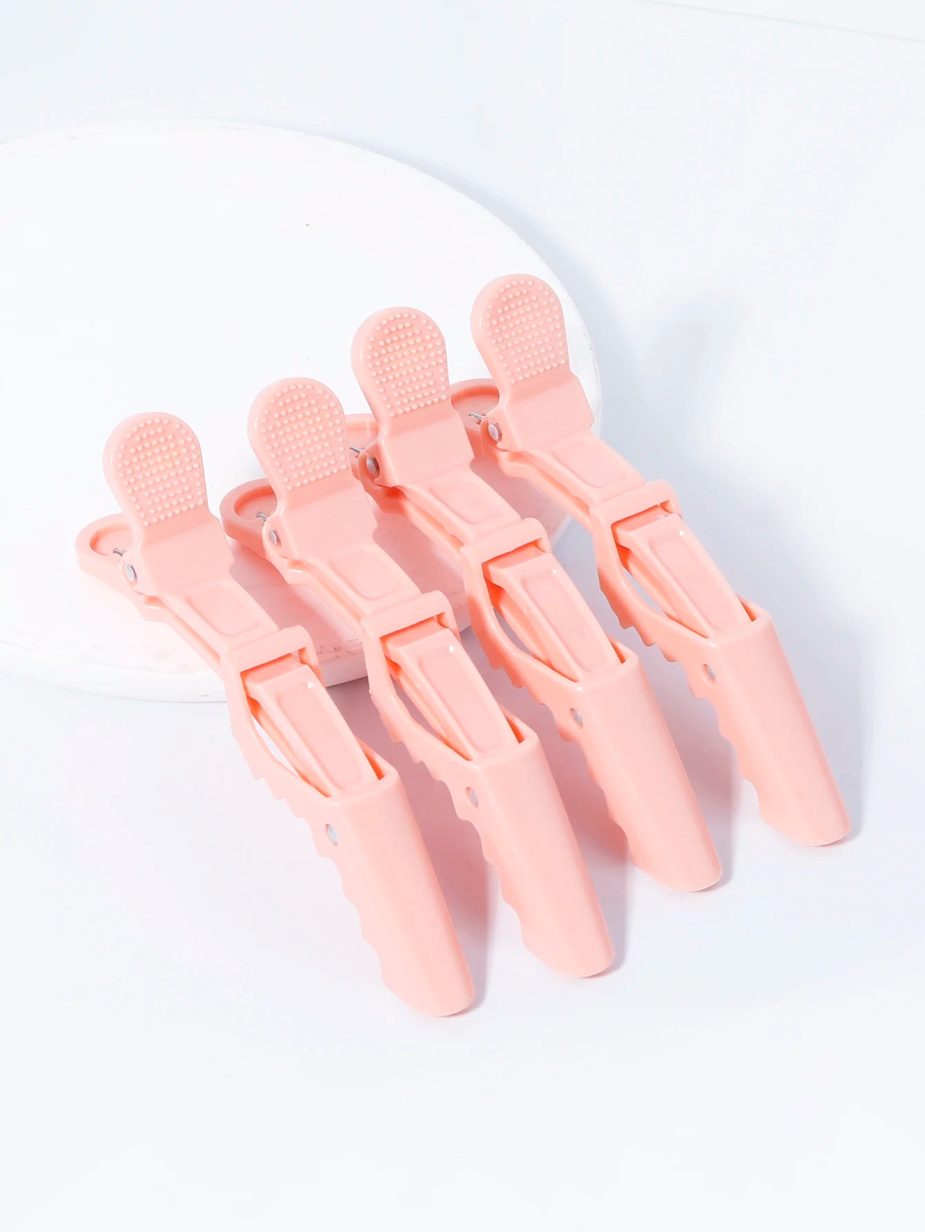 4pcs/set Crocodile Clips Non Slip Hairdressing Styling Sectioning Clips Salon Barber Supplies For Hair Accessories