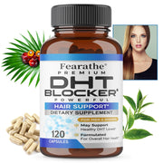 DHT Blocker, Powerful Saw Palmetto and Biotin Hair Growth Supplement, Promotes Hair Growth, Strengthens Hair and Scalp