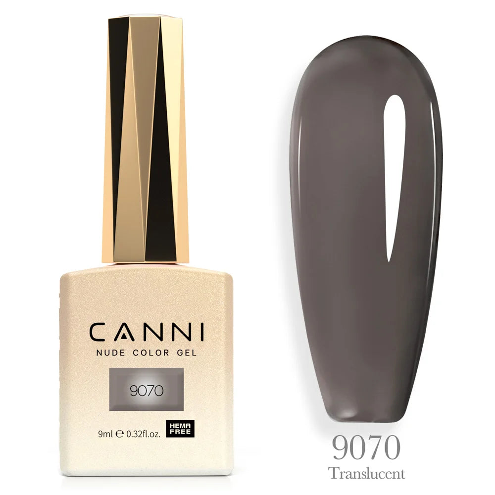 Canni TPO FREE Nail Gel Polish 9ml Jelly Color Transparent Semi Permanent Natural Nude Collection French Nail Gel Lacquer