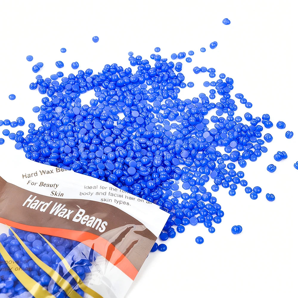 100g-400g hard wax beans Solid Hair Remover No Strip Depilatory Hot Film Wax Bead Hair Wax Heater Removal for Full Body