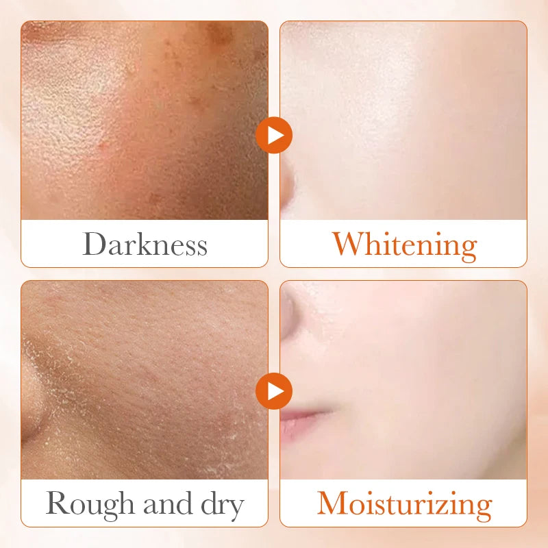SADOER Vitamin C Whitening Face Serum for Facial Moisturizing Anti Wrinkles Anti-aging Facial Essence Skin Care Products