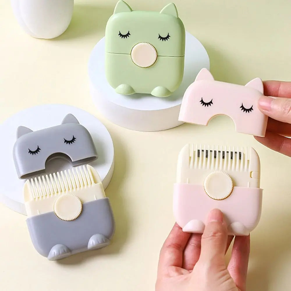 2 In 1 Baby HairCut And Hairdressing Comb Trim Bangs And Broken Hair Bangs Trimmer Manual Portable Children's Hair Clipper