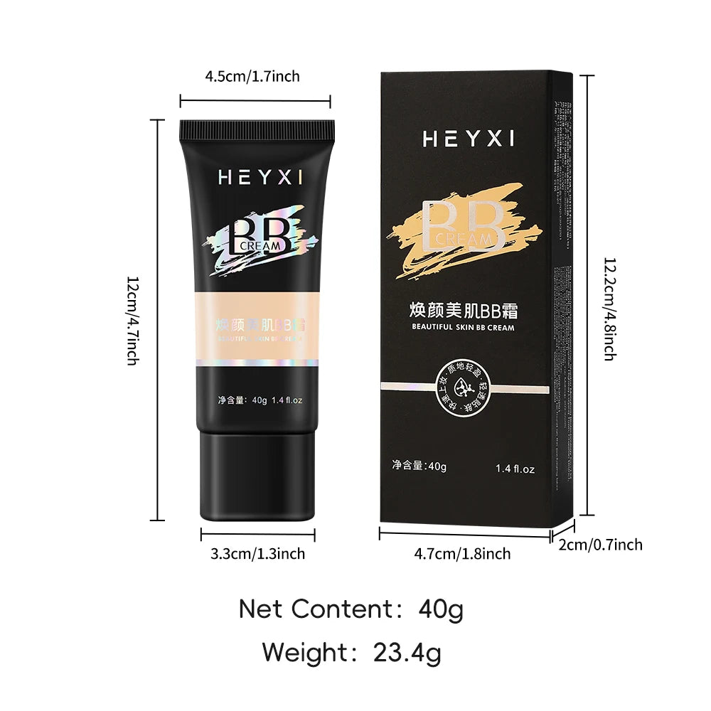 Hydrating BB Cream for Full Coverage Concealer, Long-lasting Foundation, Oil Control, Even Skin Tone, Minimize Pores